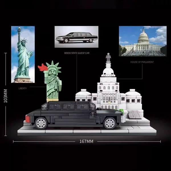 SY 5022 House of Parliament & Liberty & Wood State Guest Car Creator Expert