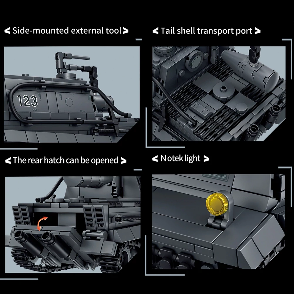 Leyi 66093 STURMTIGER TANK Military