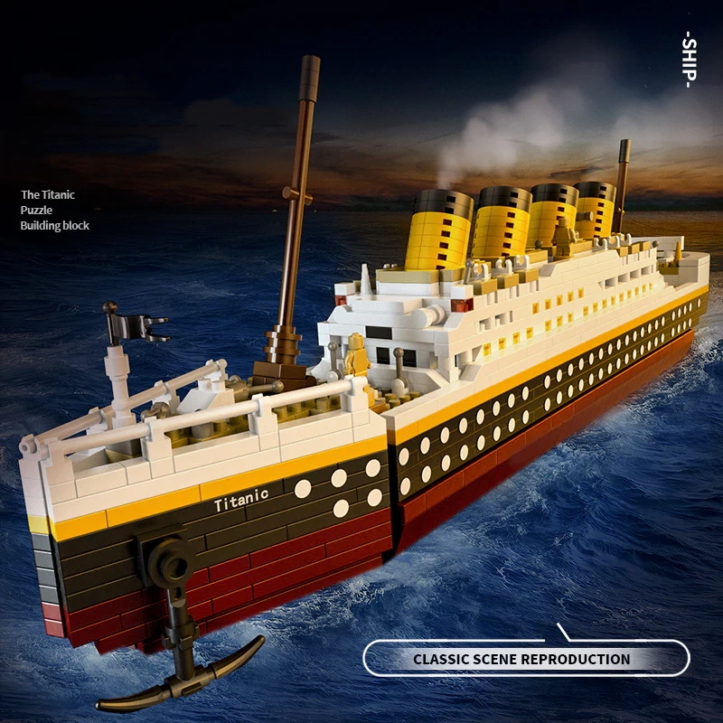 [Mini Micro Bricks] YKO P3122 Titanic Cruise Ship Movie