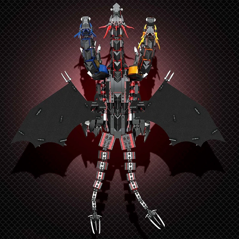 ZHEGAO 662035 Hydreigon Dragon Monster Dinosaur