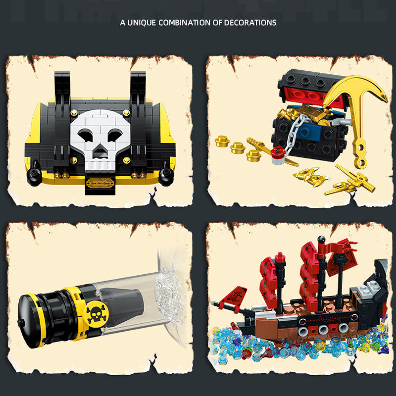 JIESTAR JJ9026 ship in bottle Creator Expert