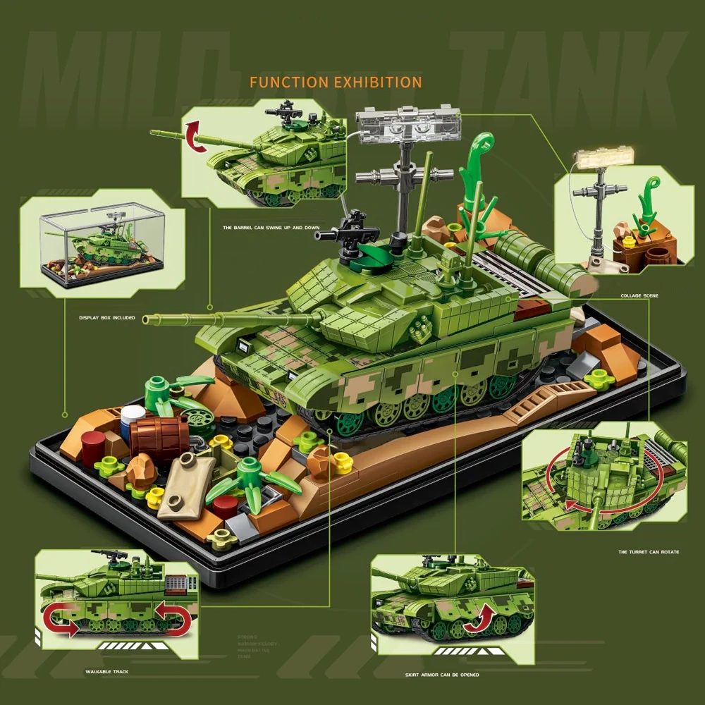 SEMBO 203220 99A Main Battle Tank Military