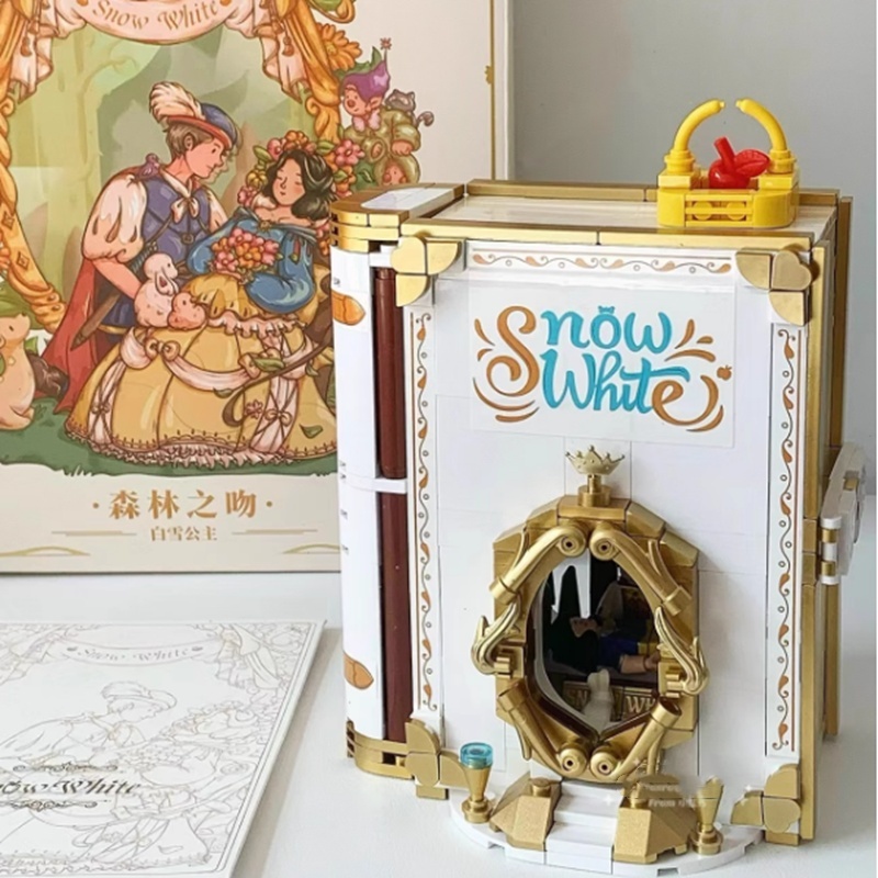 WEKKI Fairy Tale Town Fairy Tale Building Block Book Creator Expert