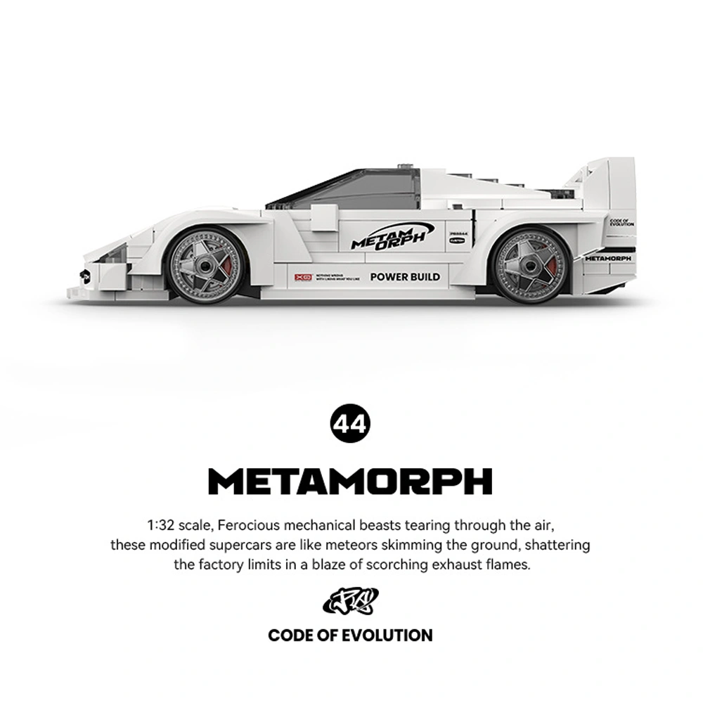 PowerBlock PB8844 METAMORPH F40 Sports Car Technic