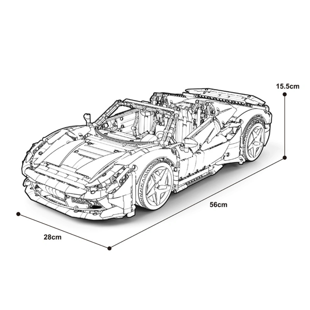 CBOX JD018 Ferrari F8 Technic
