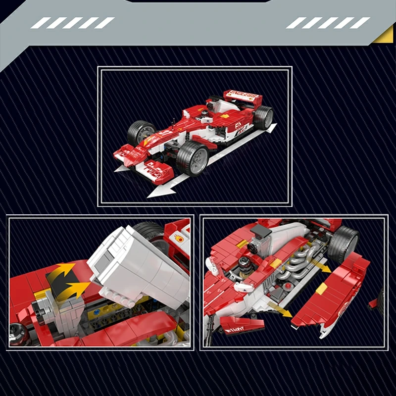 MouldKing 10035 F1 Formula Racing Technic