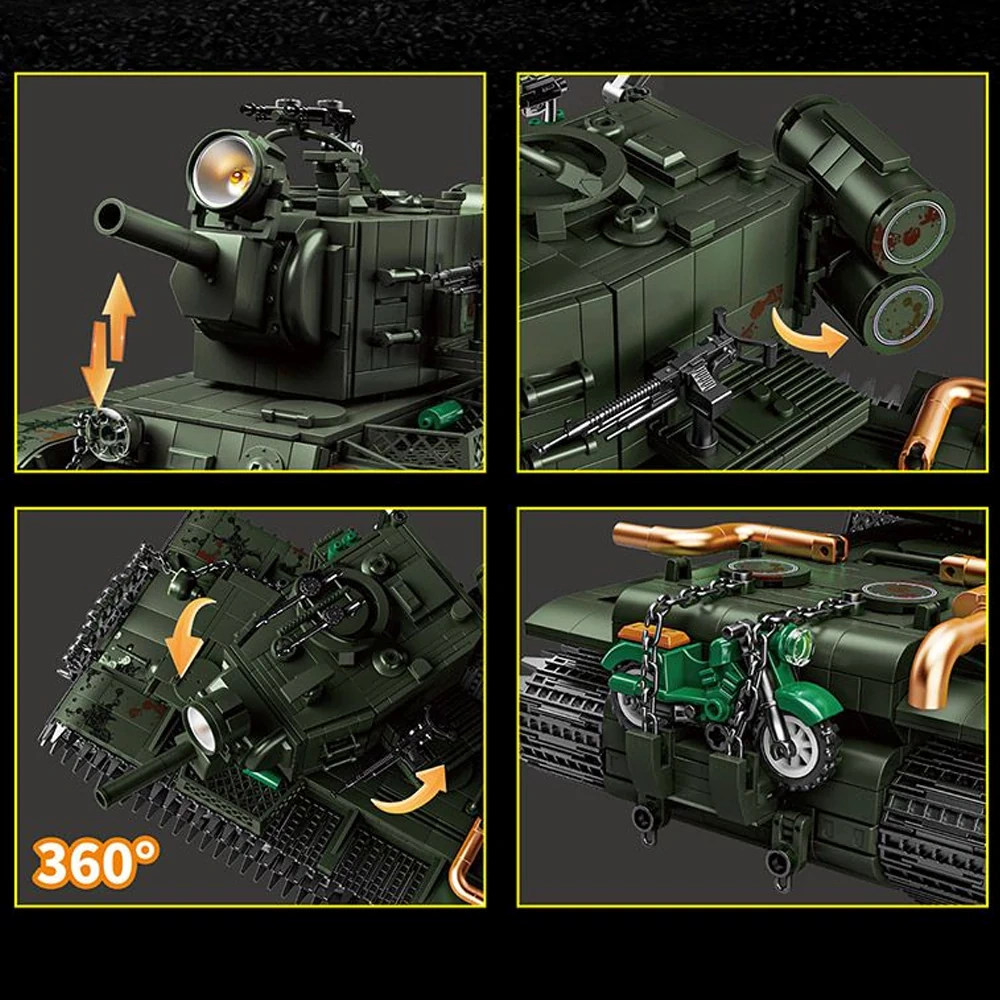 12GO 98003 KV-2 Heavy Tank Military