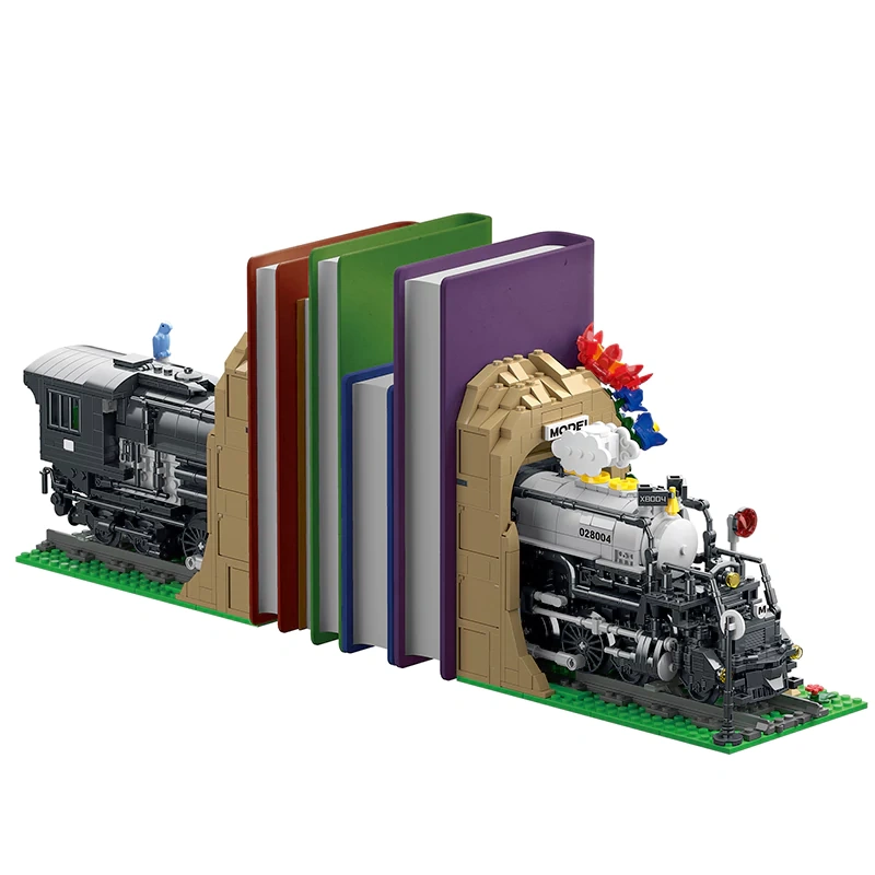 XMORK 028004 TRAIN BOOKEND Booknook Creator Expert