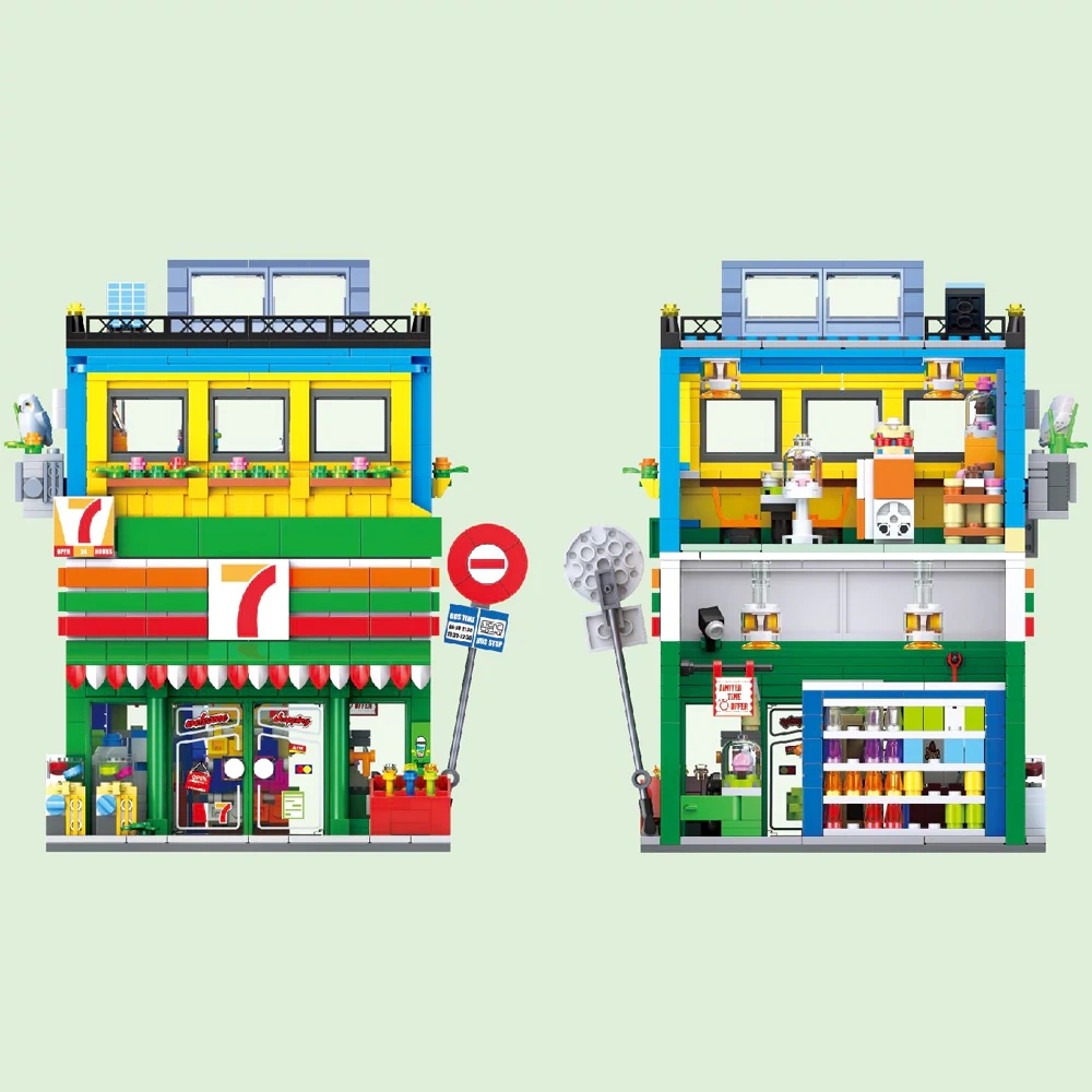 Jiestar Mini Street View Convenience Store Modular Buildings