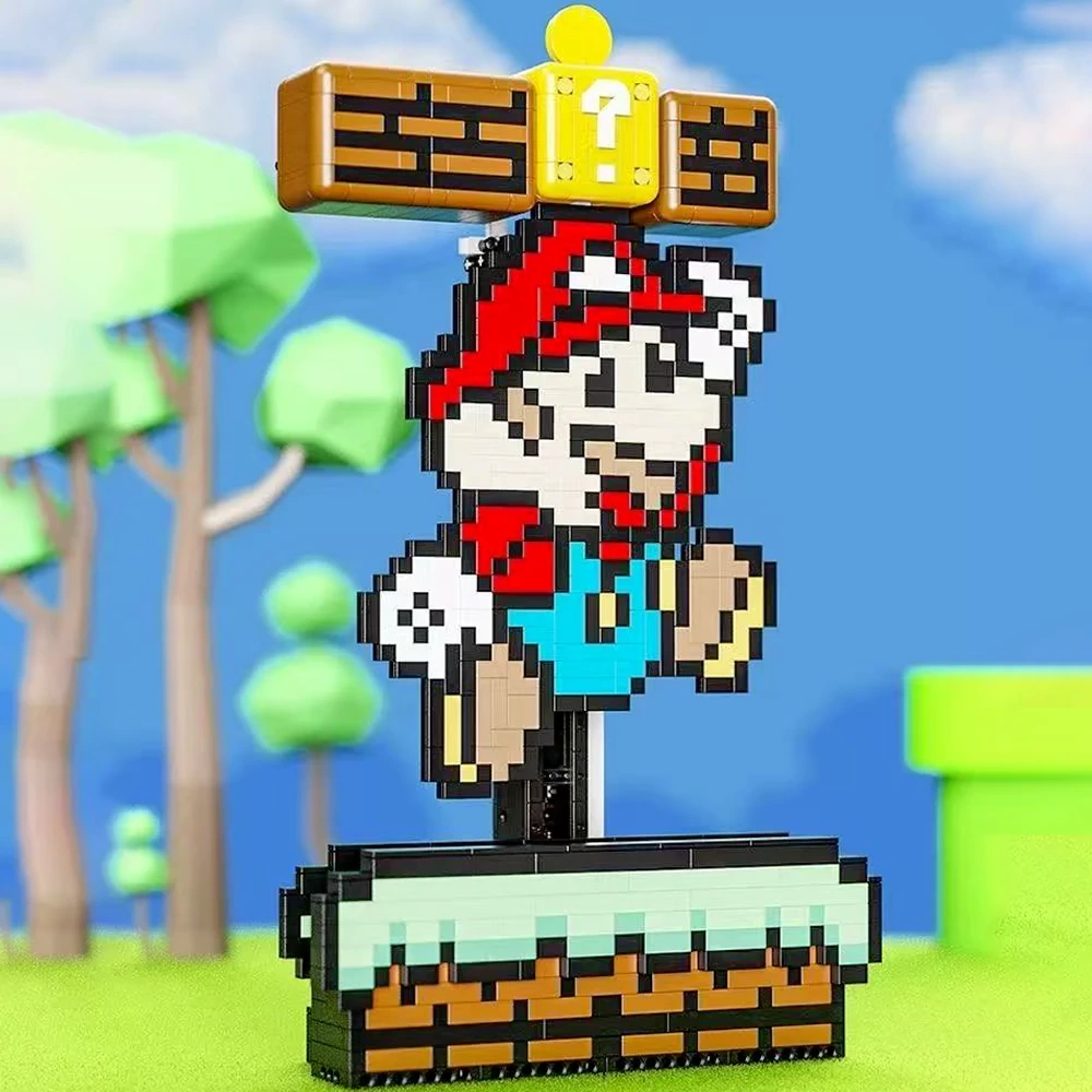 JIQi JQ1111 Pixel Mario Super Mario Bros Game