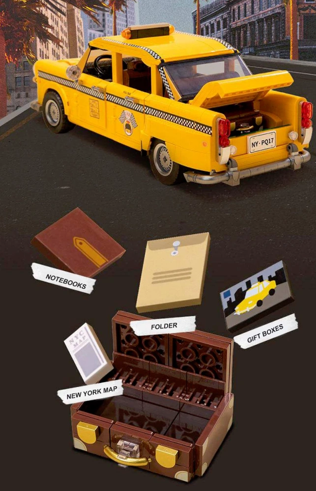 Pantasy 85017 New York Taxi Creator Expert US Warehouse Express