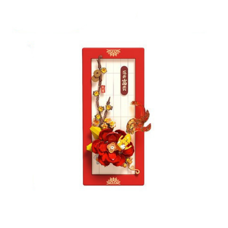 [Mini Micro Bricks] BALODY 21297-21301 Celebrate the New Year Fu Chinese Culture
