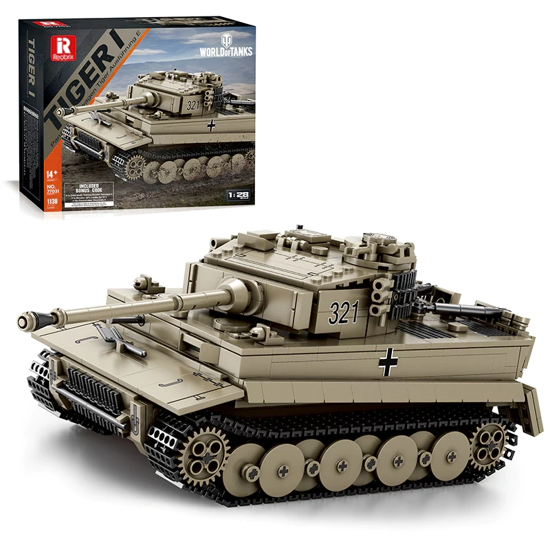 Reobrix 77031 TIGER I World of Tanks Military