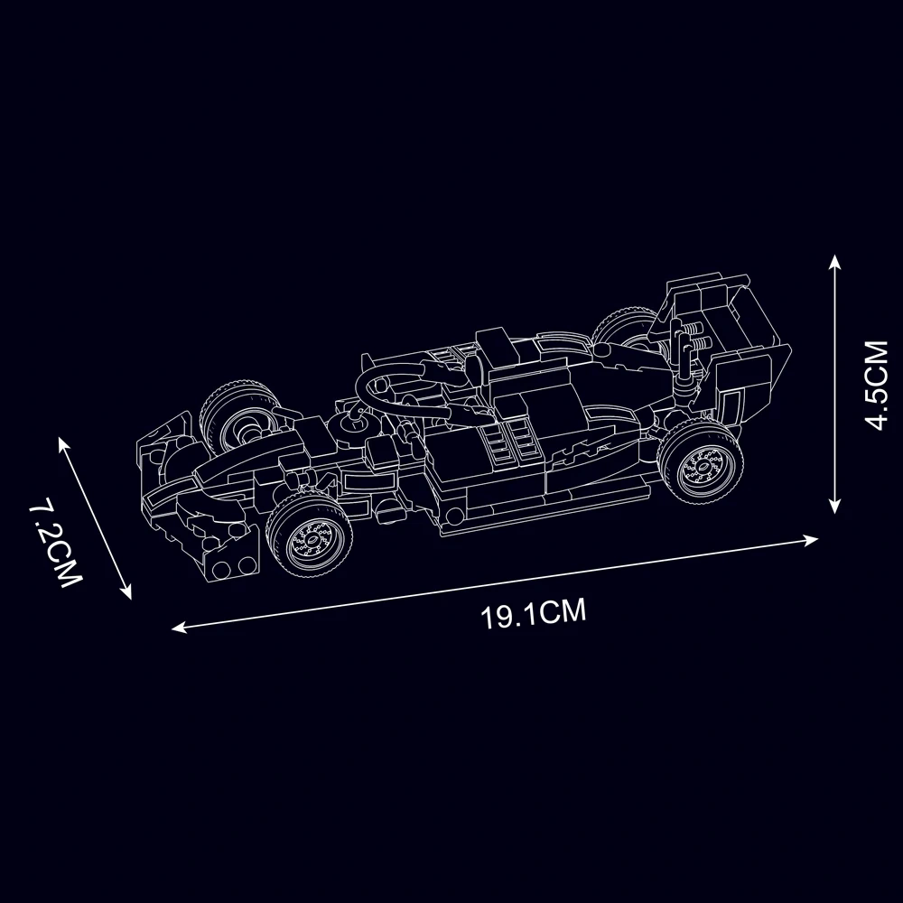 MouldKing 10157 Martin Formula Racing Car F1 Technic