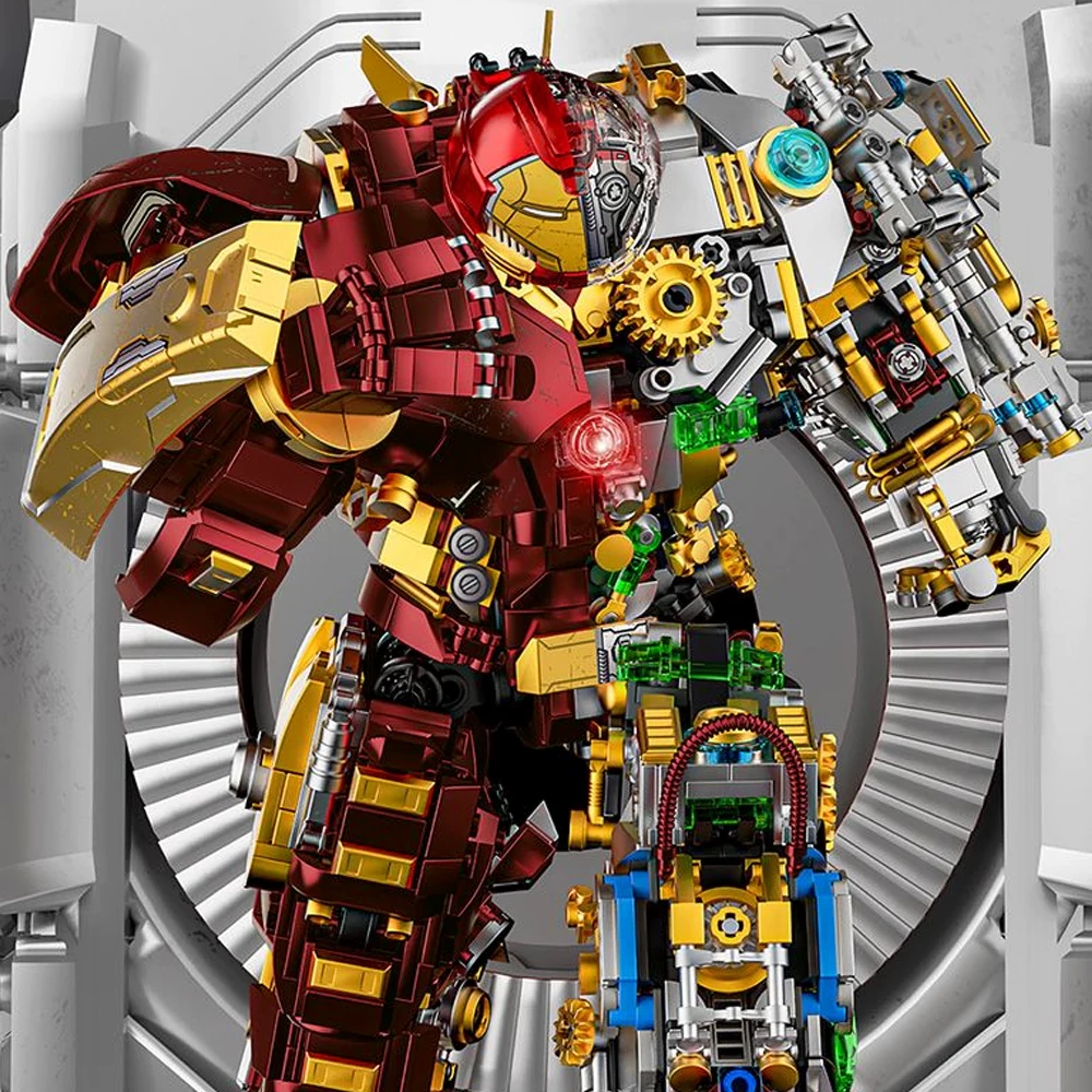 Leyi 76109 Semi Mechanical Hulkbuster Movie