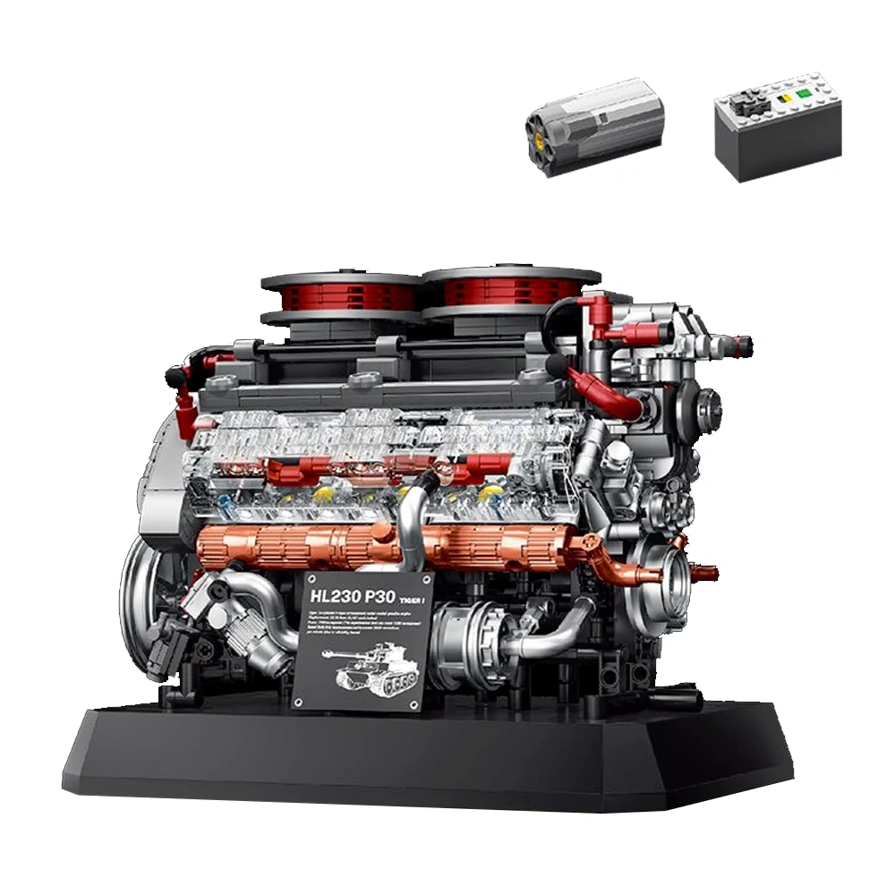 12GO 95008 TIGER TANK ENGINE Technic