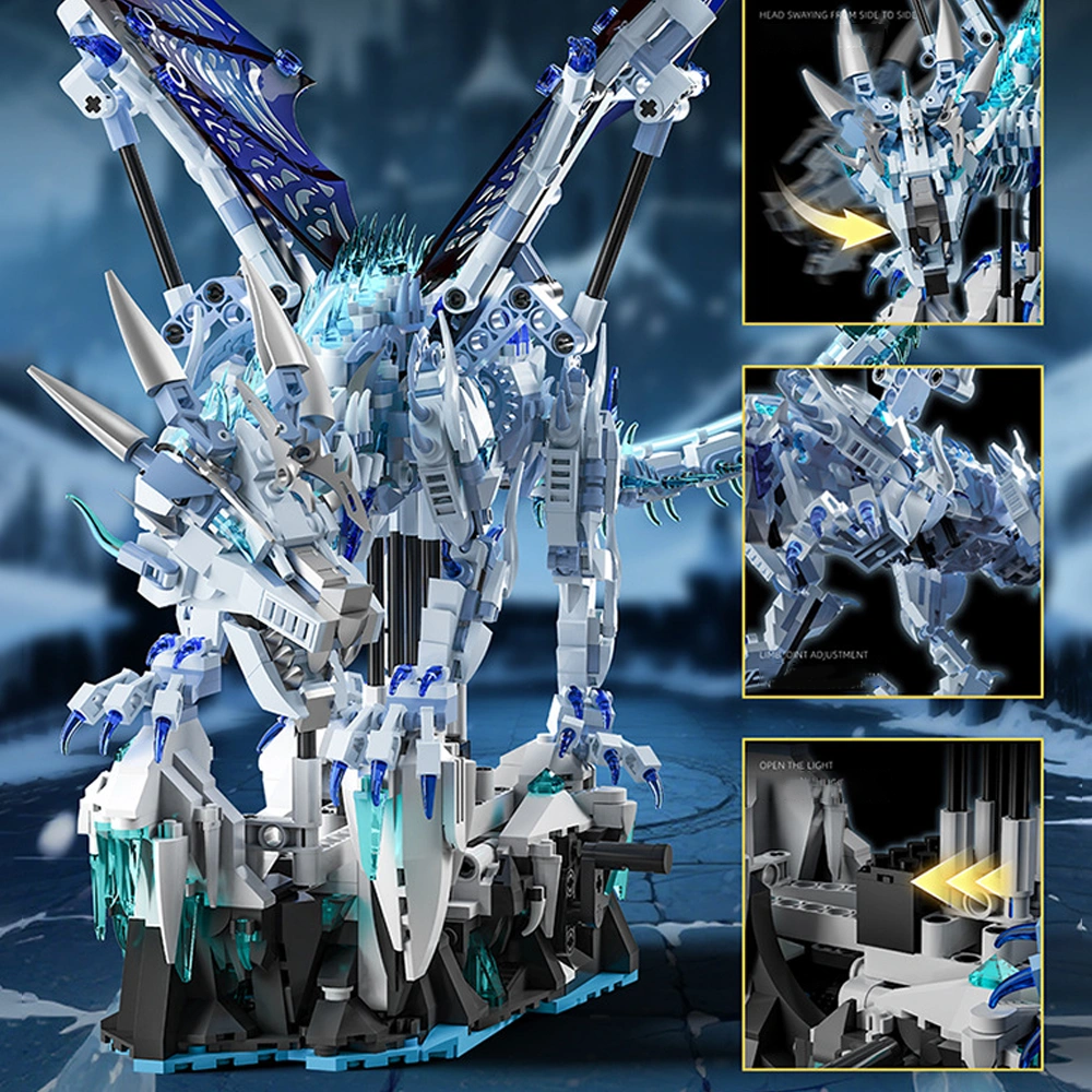 MJI 13093 The Dark lce Dragon Monster Dinosaur