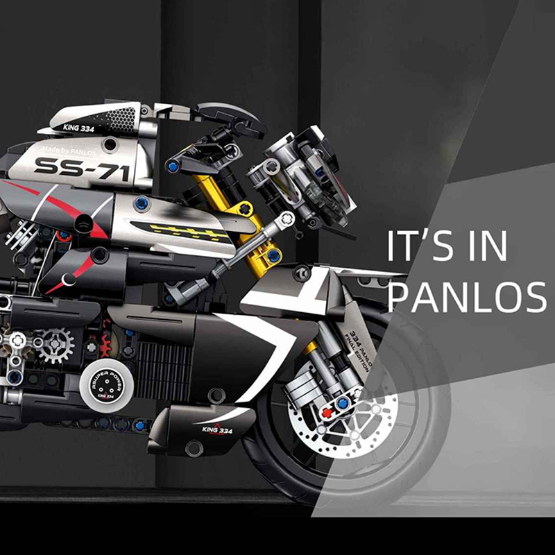 Panlos 672007 Technic 1:6 Suzuki B-King motorcycle Building Blocks 1056±pcs Bricks From China .