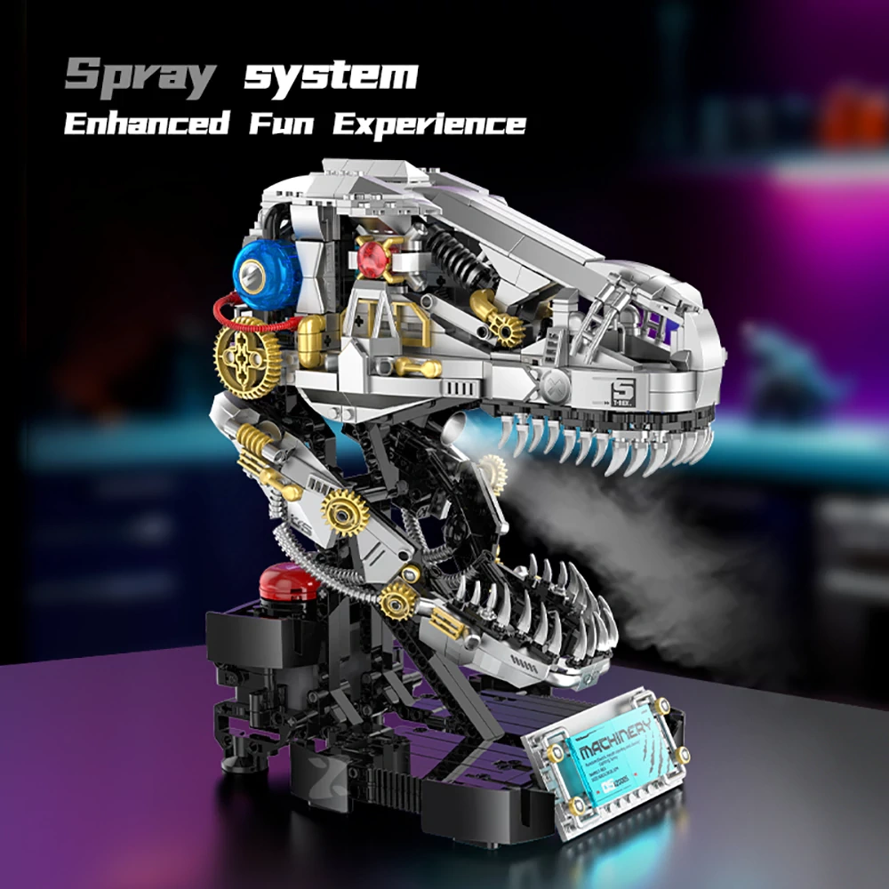 XINZHUAN Mechanical dinosaur skull Monster Dinosaur