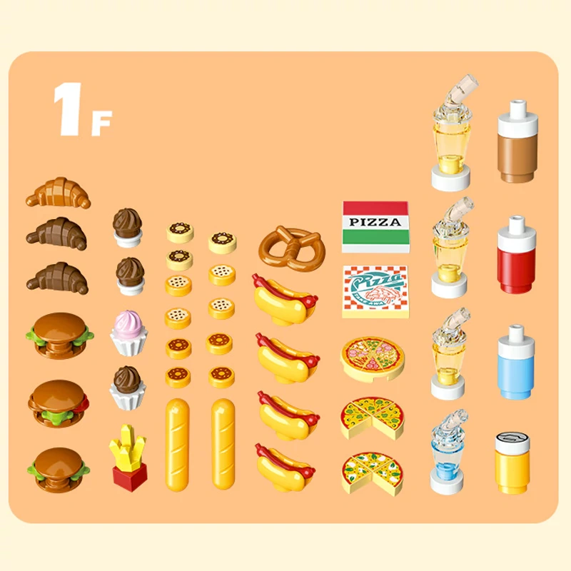 JIESTAR JJ9082 French Fries Burger Shop Modular Buildings