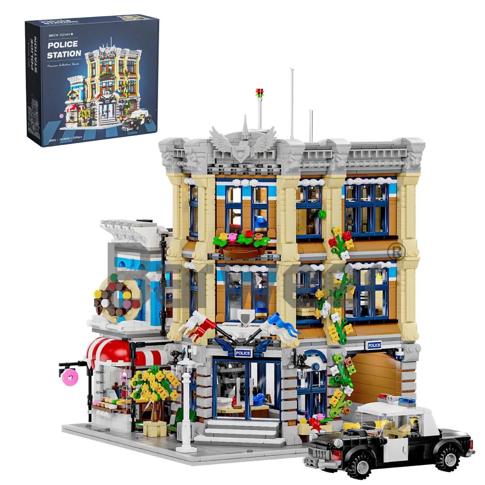 [Deal] Studio MOC 20001 Corner Police Station Brick Town