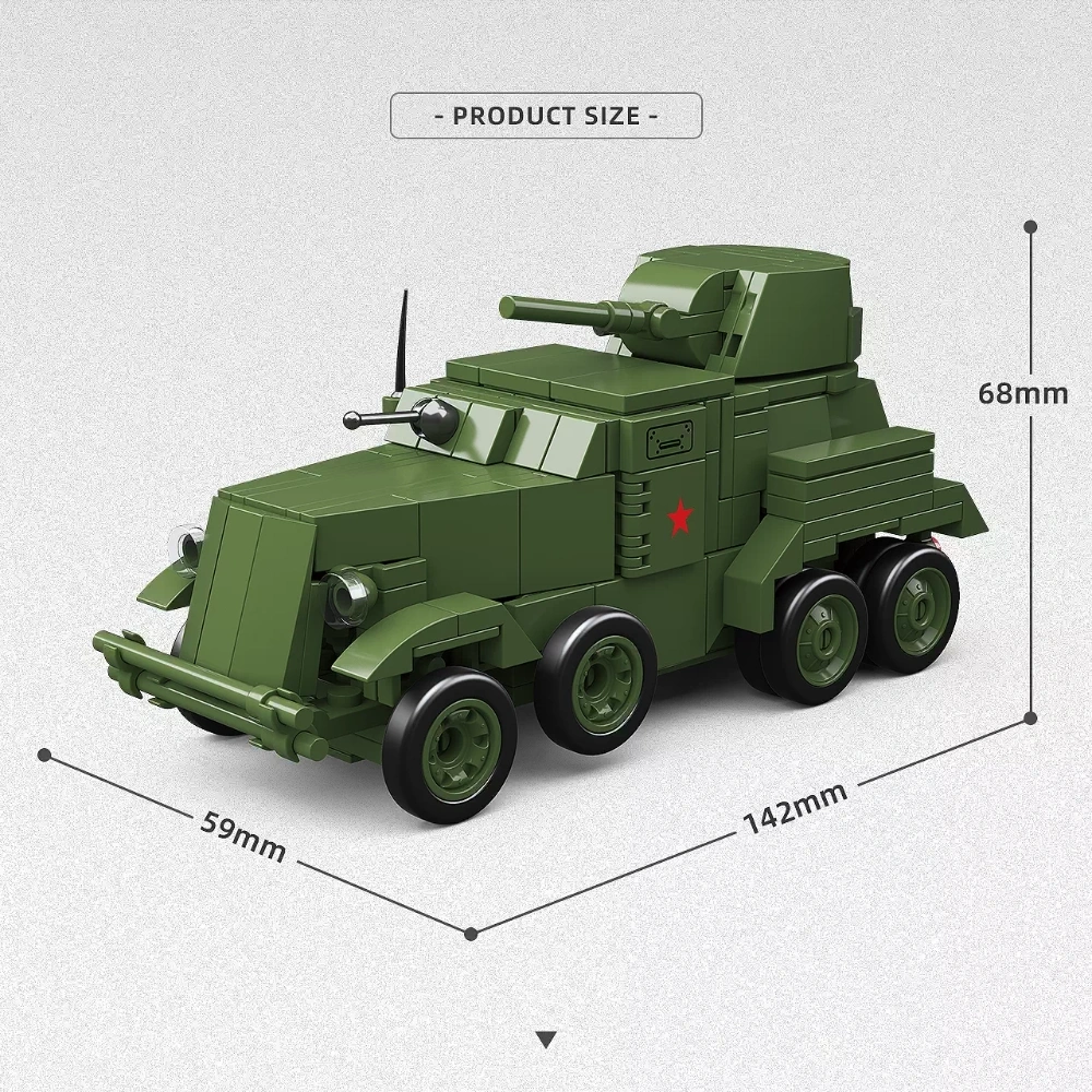 ThirdParty 300005 BA-10 Armored Car Military