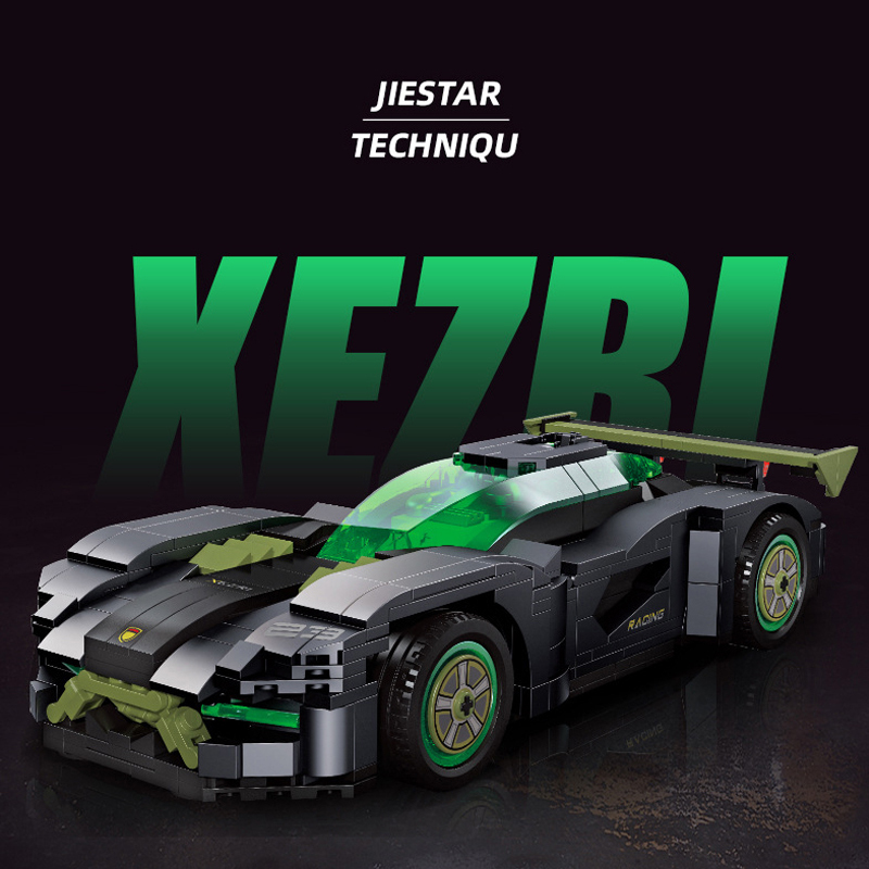JIESTAR 92027 Speed Champions XEZRI Racer Car Technci