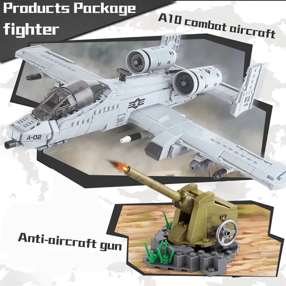 XINGBAO XB-06022 A10 Attack Aircraft Military