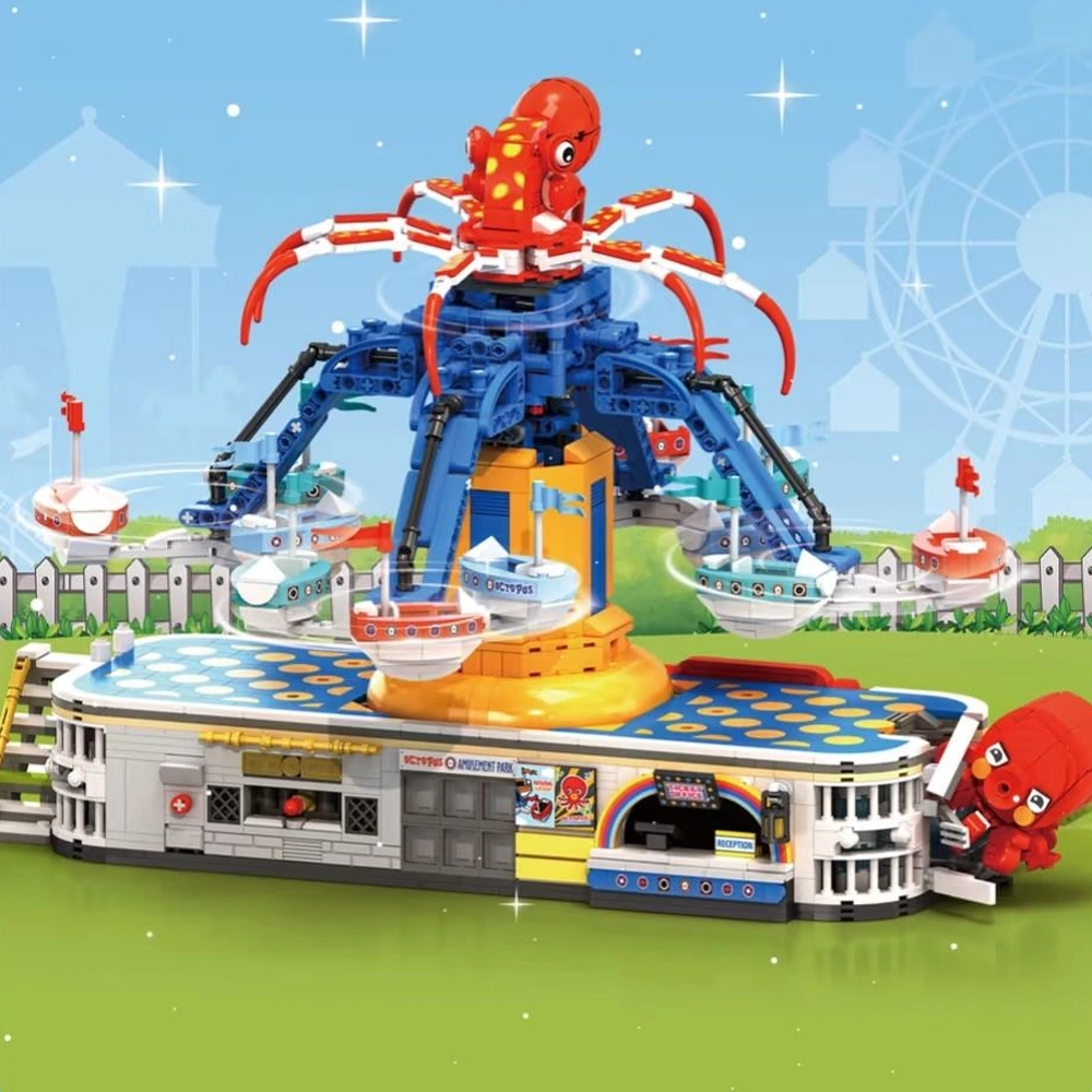 CBOX JD117 OCTOPUS AMUSEMENT PARK Creator Expert