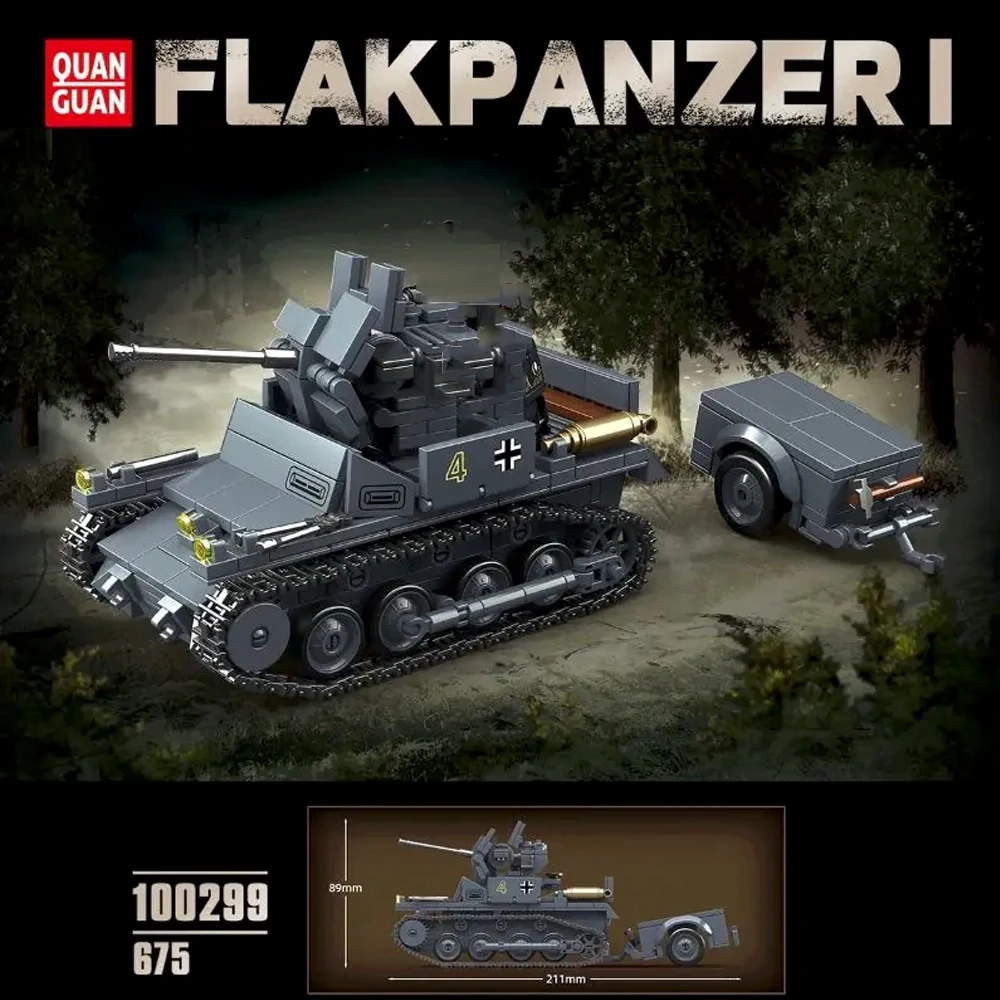QUANGUAN 100299 Flakpanzer I Tank Military