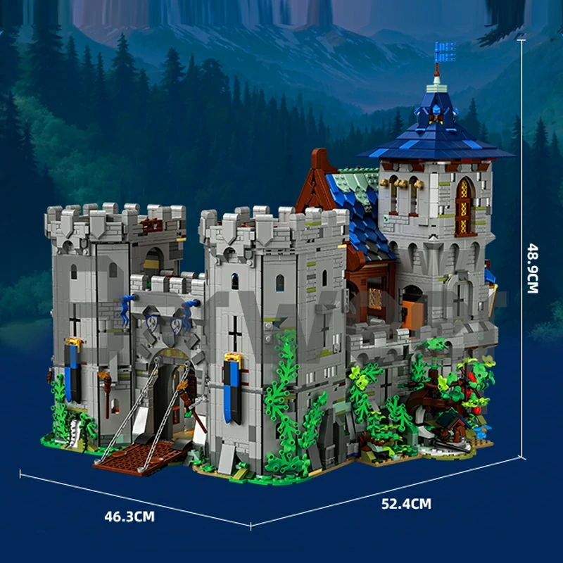 [Pre-sale] BAKA 33924 Medieval Jungle Castle Modular Buildings