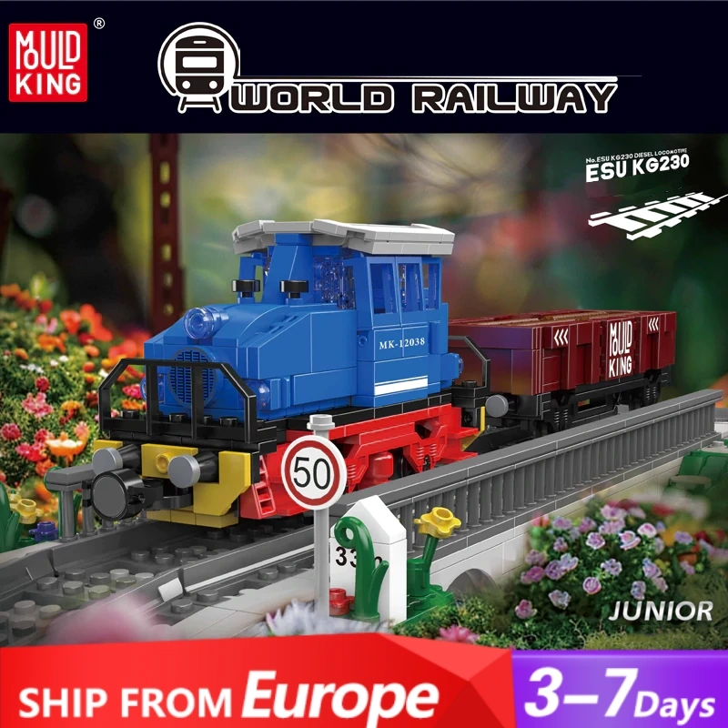 [Pre-sale] MouldKing 12038 ESU KG230 Diesel Locomotive Technic Europe Warehouse Express
