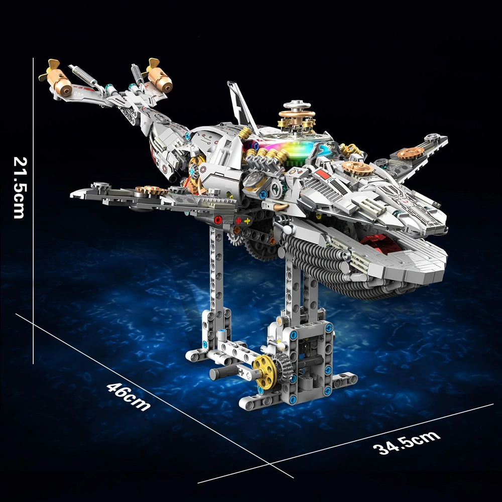 PINLEEN PL6060 Mechanical Block Blue WhaLe Creator Expert