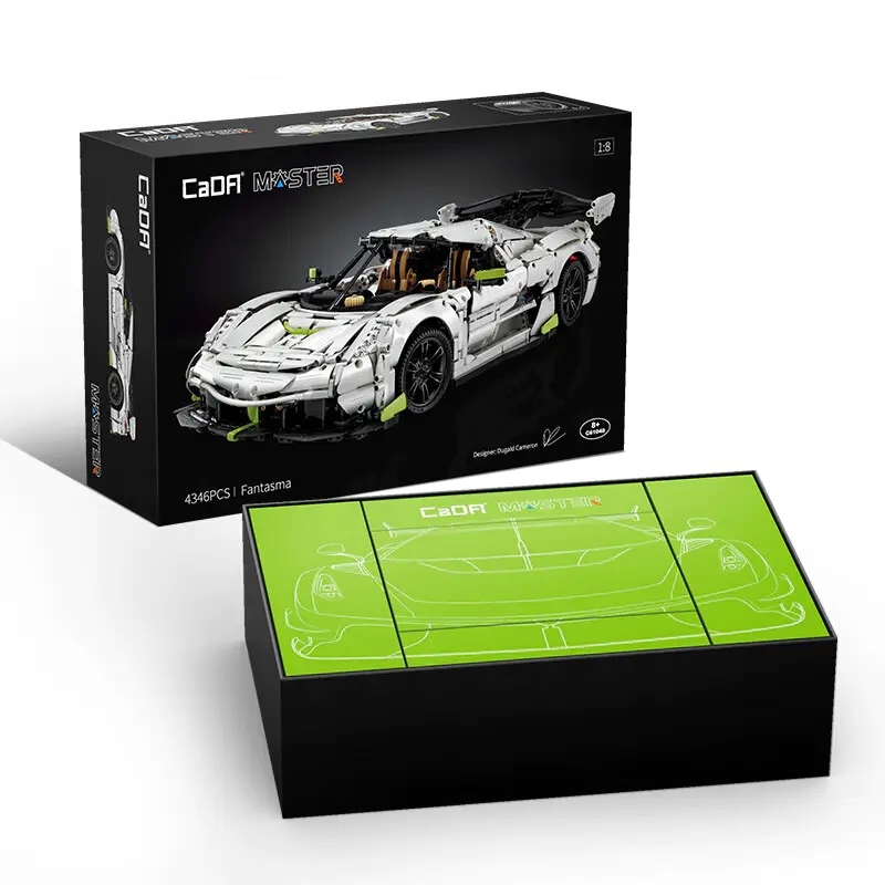 CaDa C61048 Technic Static Version 1:8 Fantasma Sports Car Building Blocks 4346pcs Bricks Toys From China.