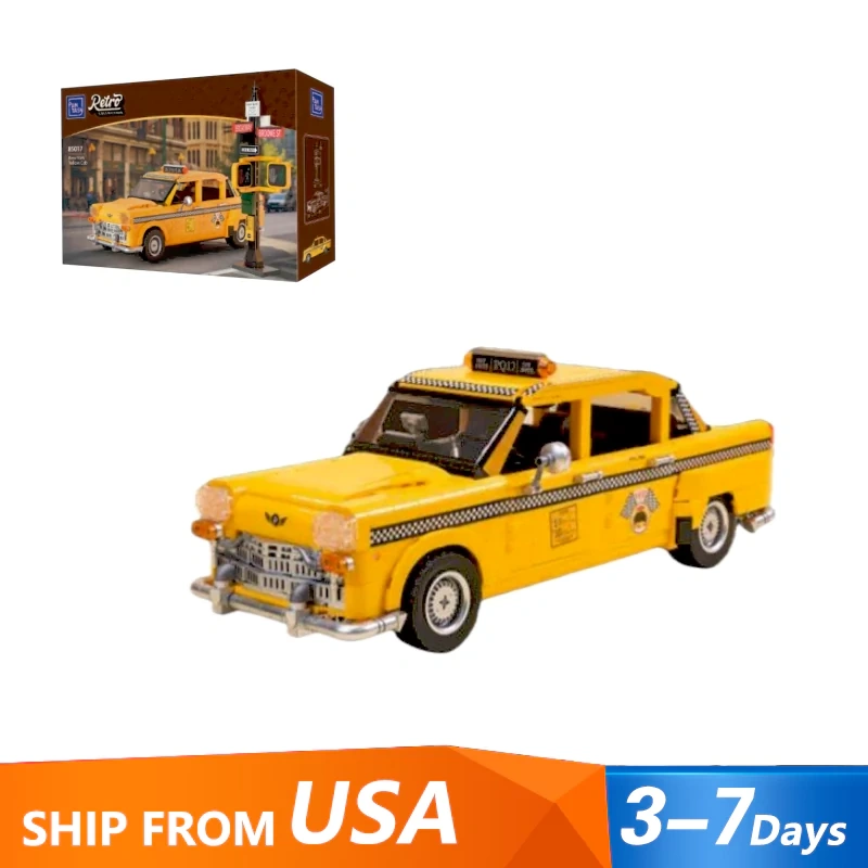 [Pre-sale] Pantasy 85017 New York Checker Taxi Cab Technic US Warehouse Express