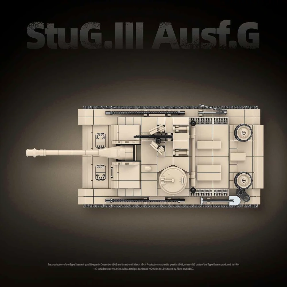 QUANGUAN 100307 StuG.III Ausf.G Tank Military