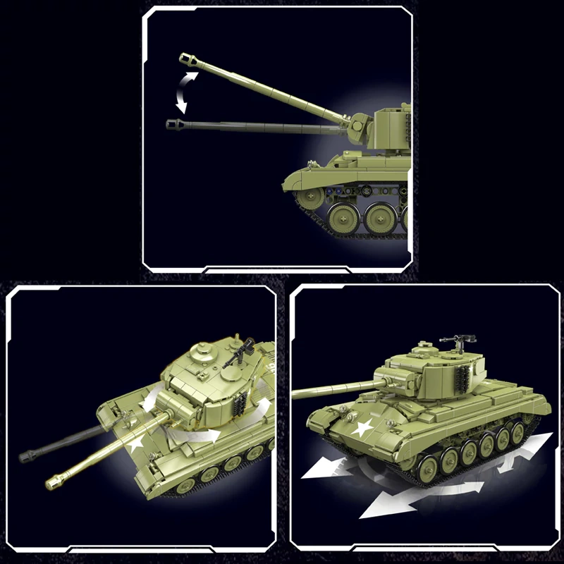 MouldKing 20035 M26 Pershing Tank Military