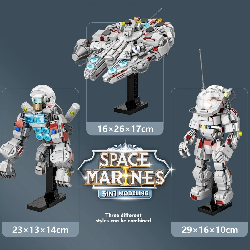 DK 5028 Space Marines 3in1 Modeling Technic