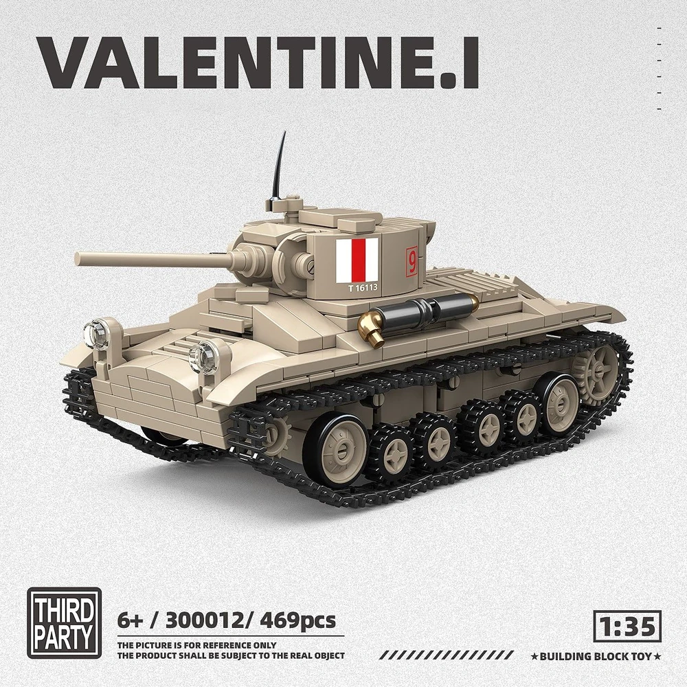 ThirdParty 300012 VALENTINE.I Tank Military