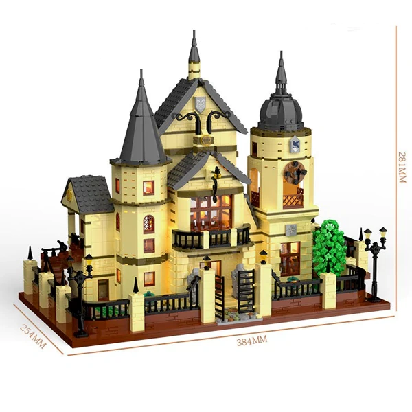 [Mini Micro Bricks] ZHEGAO 613004 Magic Academy Modular Buildings