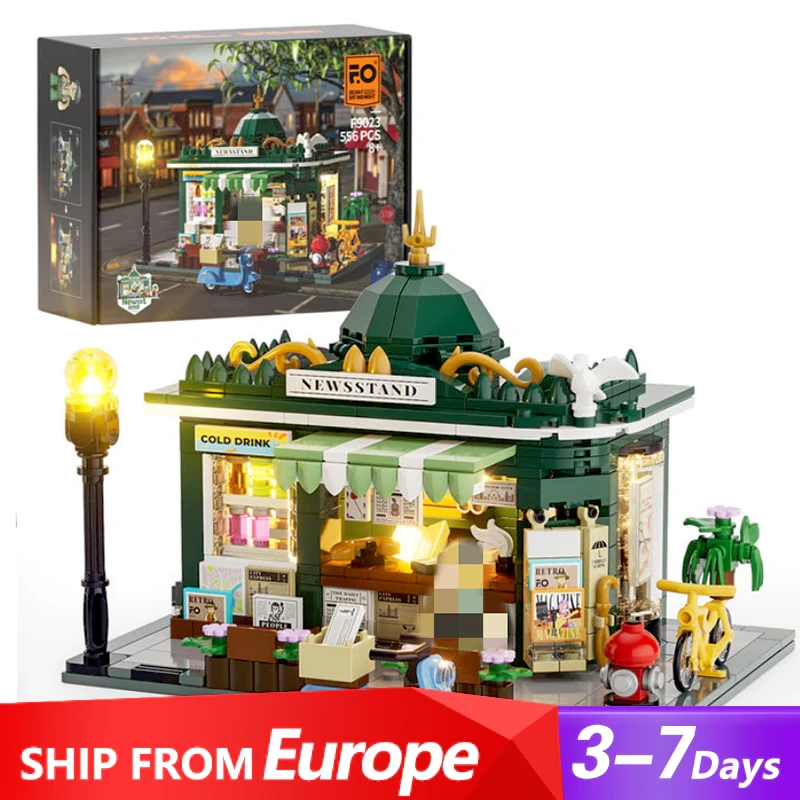 [Pre-sale] [Boxed] FUNWHOLE F9023 Newsstand Modular Buildings Europe Warehouse Express