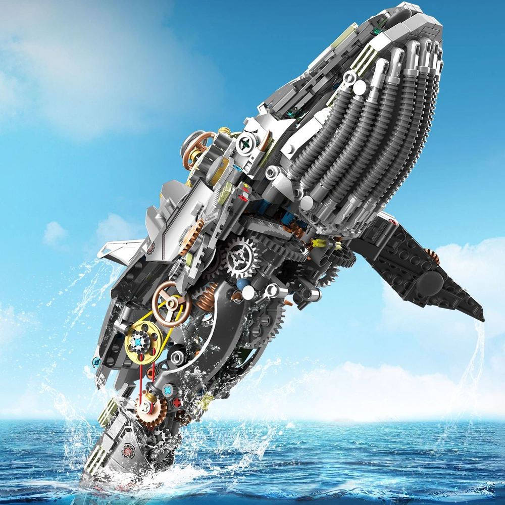 PINLEEN PL6060 Mechanical Block Blue WhaLe Creator Expert