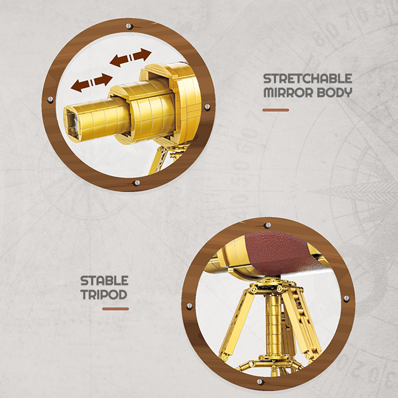 {Mini Micro Bricks} ZheGao 00381 Creator Expert Telescope Building Blocks 649±pcs Bricks from China.