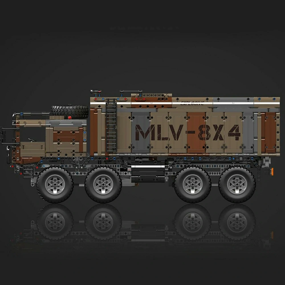 MouldKing BOX -STYLE 8X4 MISSILE VEHIOLE Military