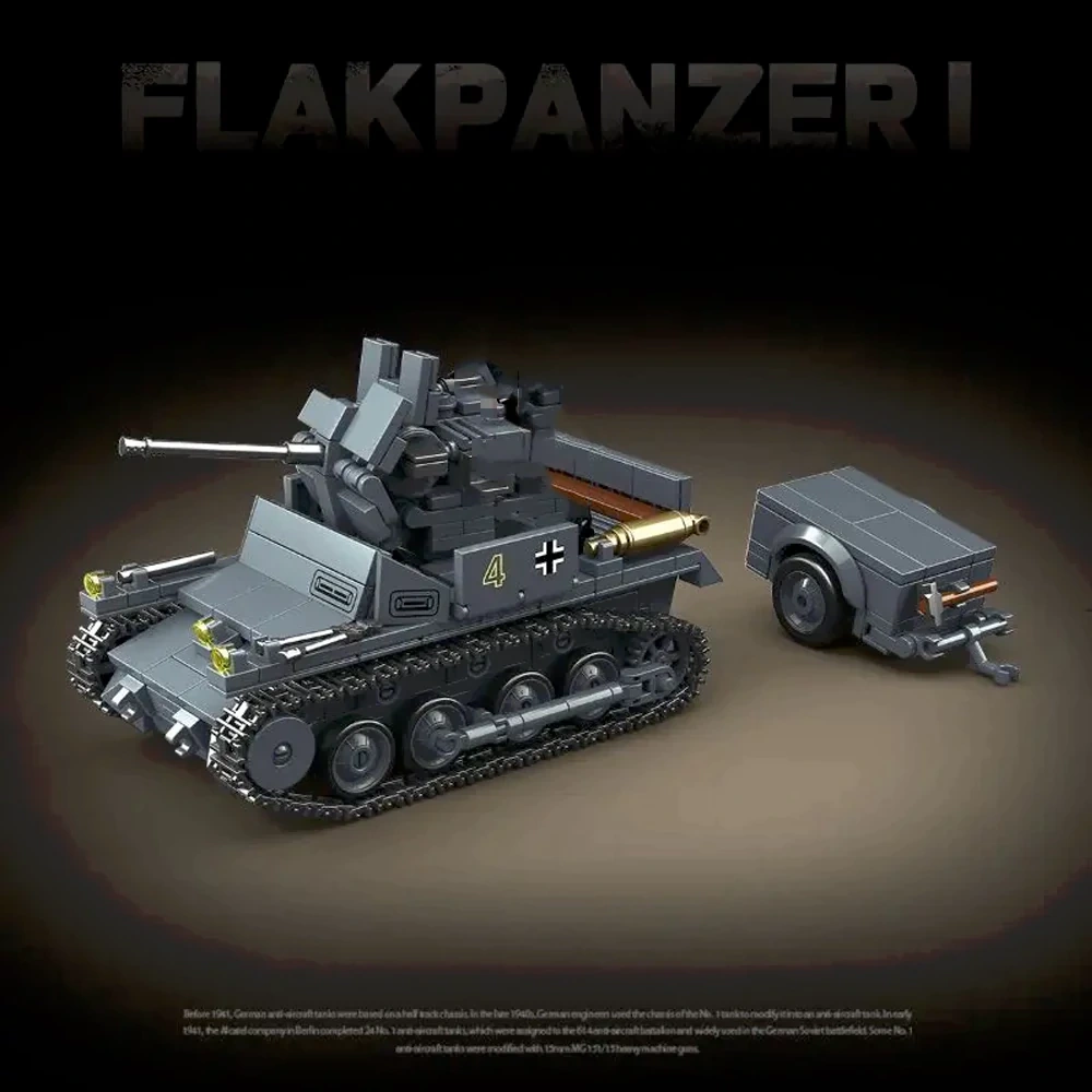 QUANGUAN 100299 Flakpanzer I Tank Military