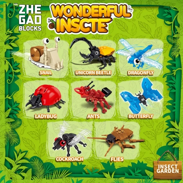 ZHEGAO 933001 Wonderful Inscte：Insect Garden Creator Expert