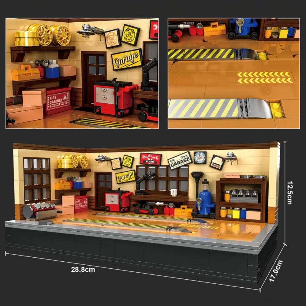 [Pre-sale] CBOX JD098 Vintage Garage Creator Expert