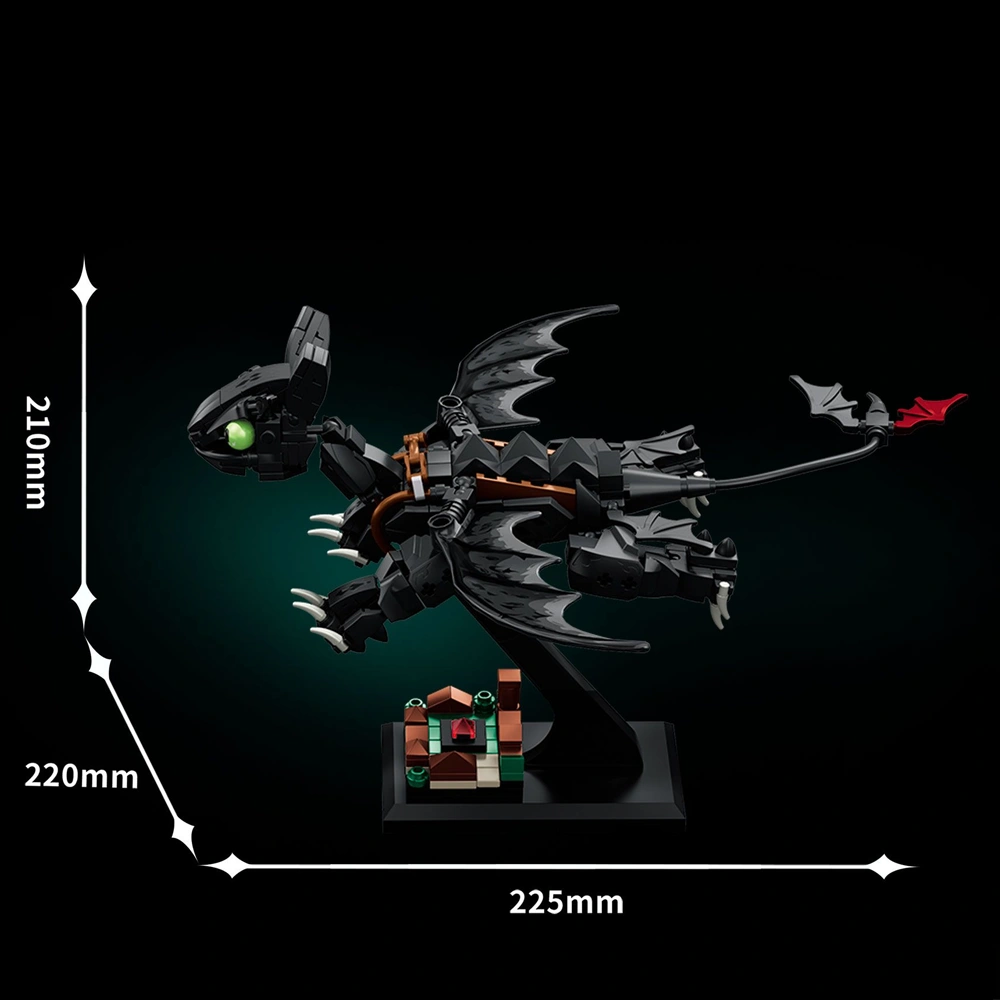 Leyi 68260 Toothless How to Train Your Dragon Movie