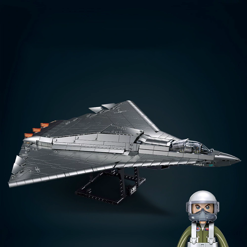 Sluban M38-B1569 J-36 Fighter Jet Military