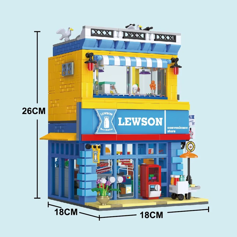 Jiestar Mini Street View Convenience Store Modular Buildings